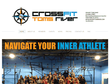 Tablet Screenshot of crossfittomsriver.com
